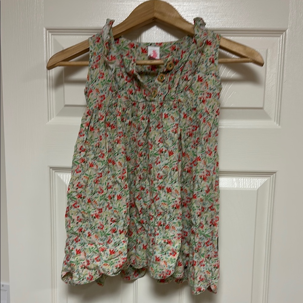 Floral Sleeveless Top